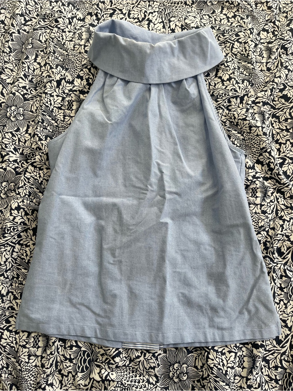 Sail to Sable Powder Blue Halter Top